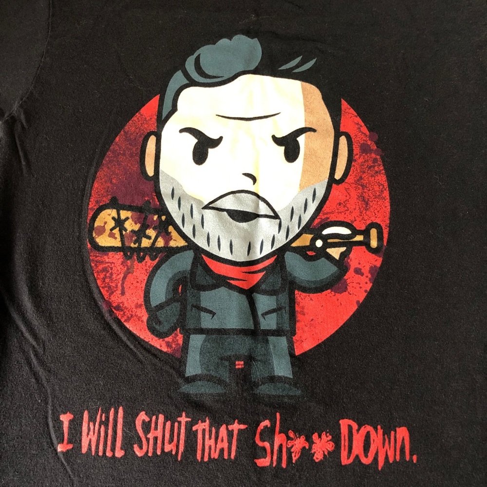 Negan Walking Dead T shirt size small
